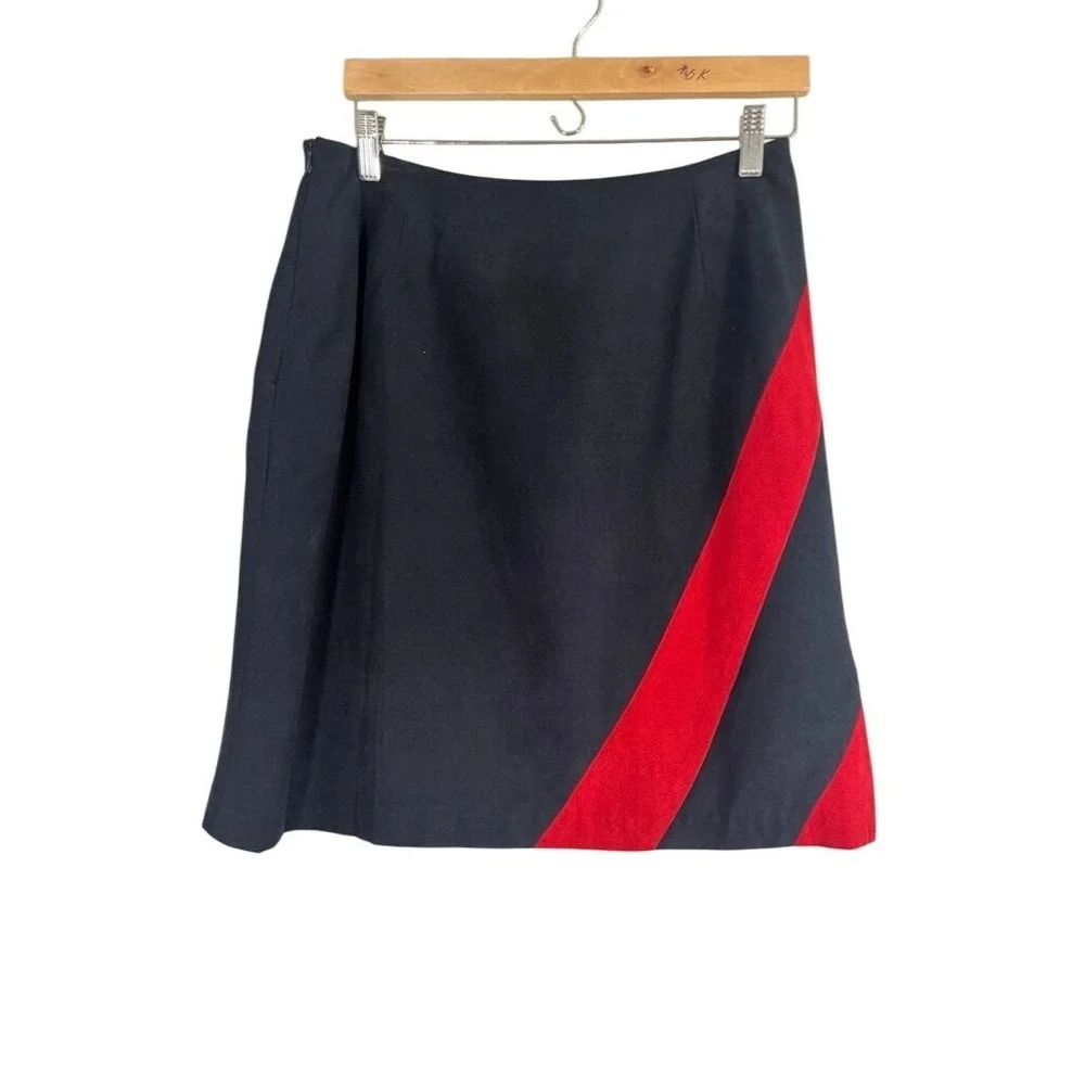 Retro Suede Skirt Black M Funky Edgy Indie Folk Hippie Boho Western Chic‎ Preppy